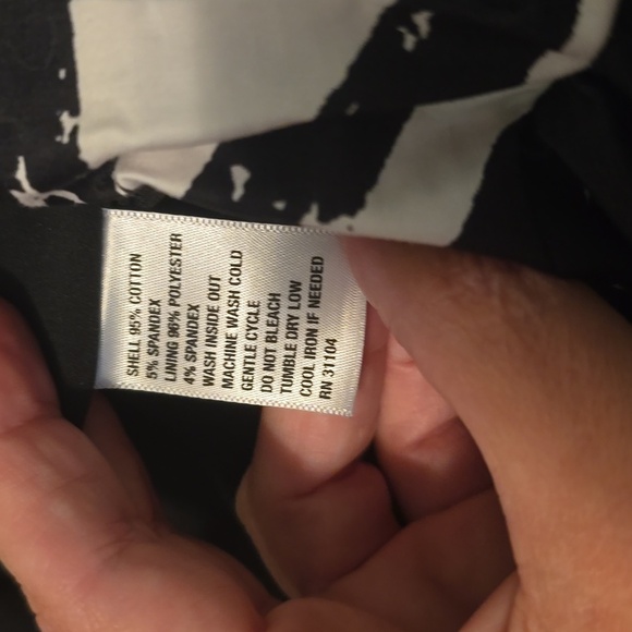 Dom Streater Abstract Print Dress With Balloon Hemline Size 10 (0728C) - Picture 7 of 9